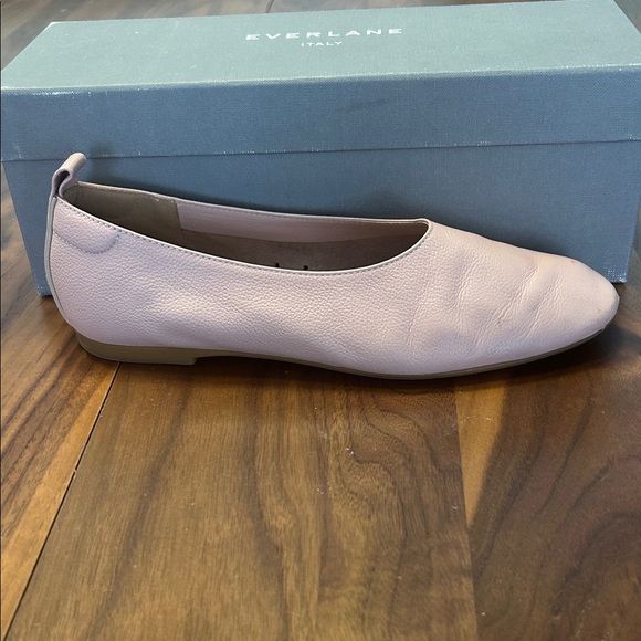 Everlane Pale Pink Leather Ballet Flats - Picture 3 of 6